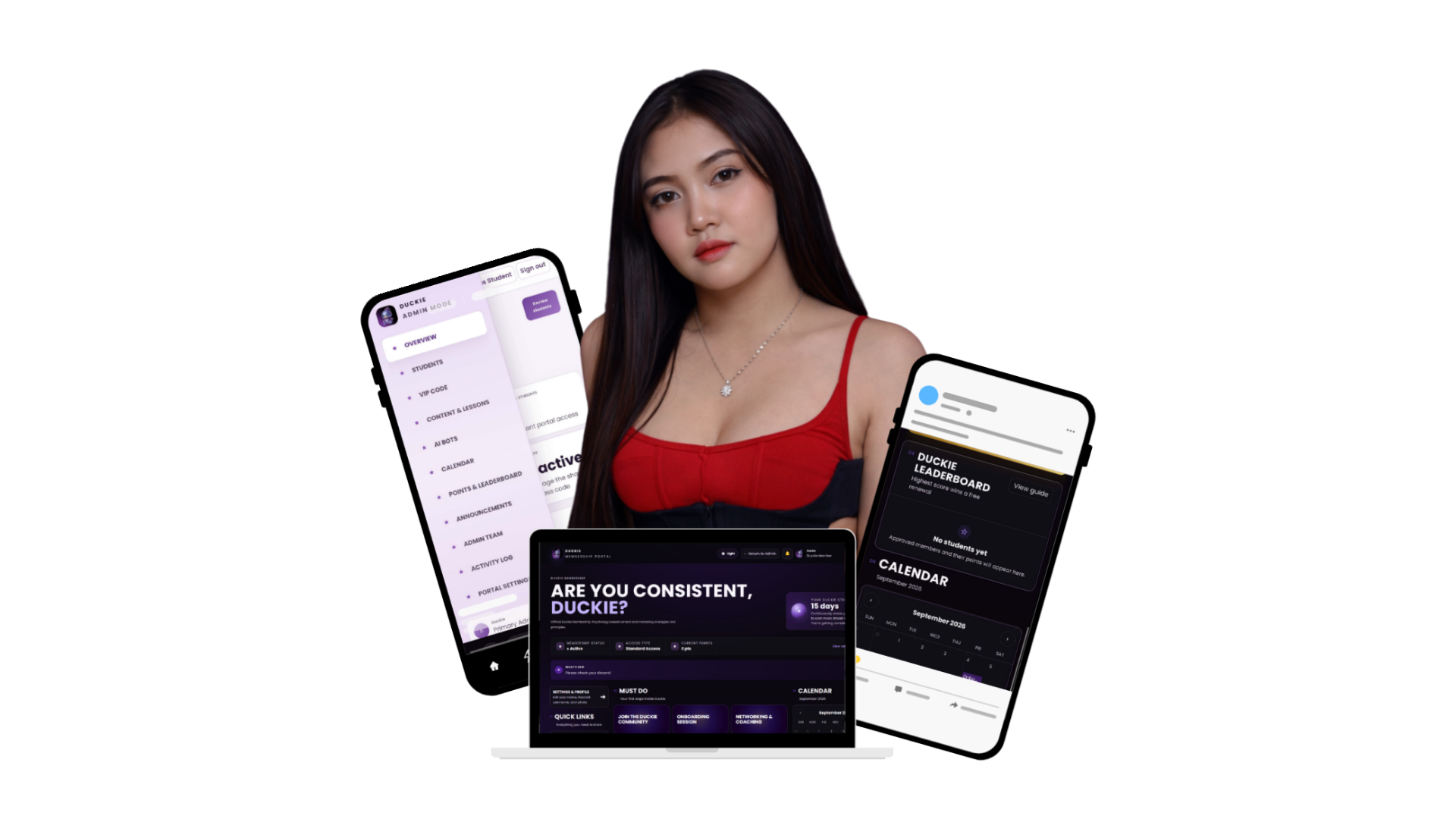 Press Socials training mockup on desktop and mobile devices